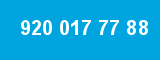 920 017 77 88 920 017 77 88